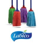 MOP WITH MICROFIBER STRIPES EXTRA LARGE LABICO