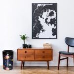 GARBAGE BIN IML 28LT PLANETS OPEN TOP