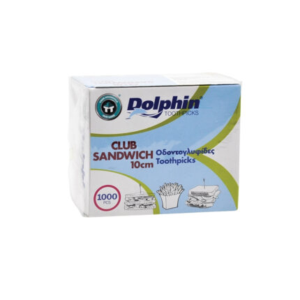 ΟΔΟΝΤΟΓΛΥΦΙΔΕΣ CLUB SANDWICH 10CM (KOKESHI)  DOLPHIN – 1000 TEM