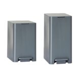 ΚΑΔΟΣ ΜΠΑΝΙΟΥ SOFT CLOSE ΜΕ ΠΕΝΤΑΛ ΓΚΡΙ ΤΙΤΑΝΙΟΥ